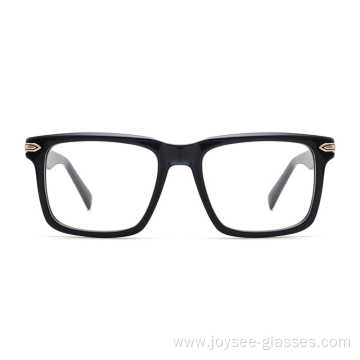 New Classical Big Square Customized Logo Plastic Acetate Eyeglasses Frames